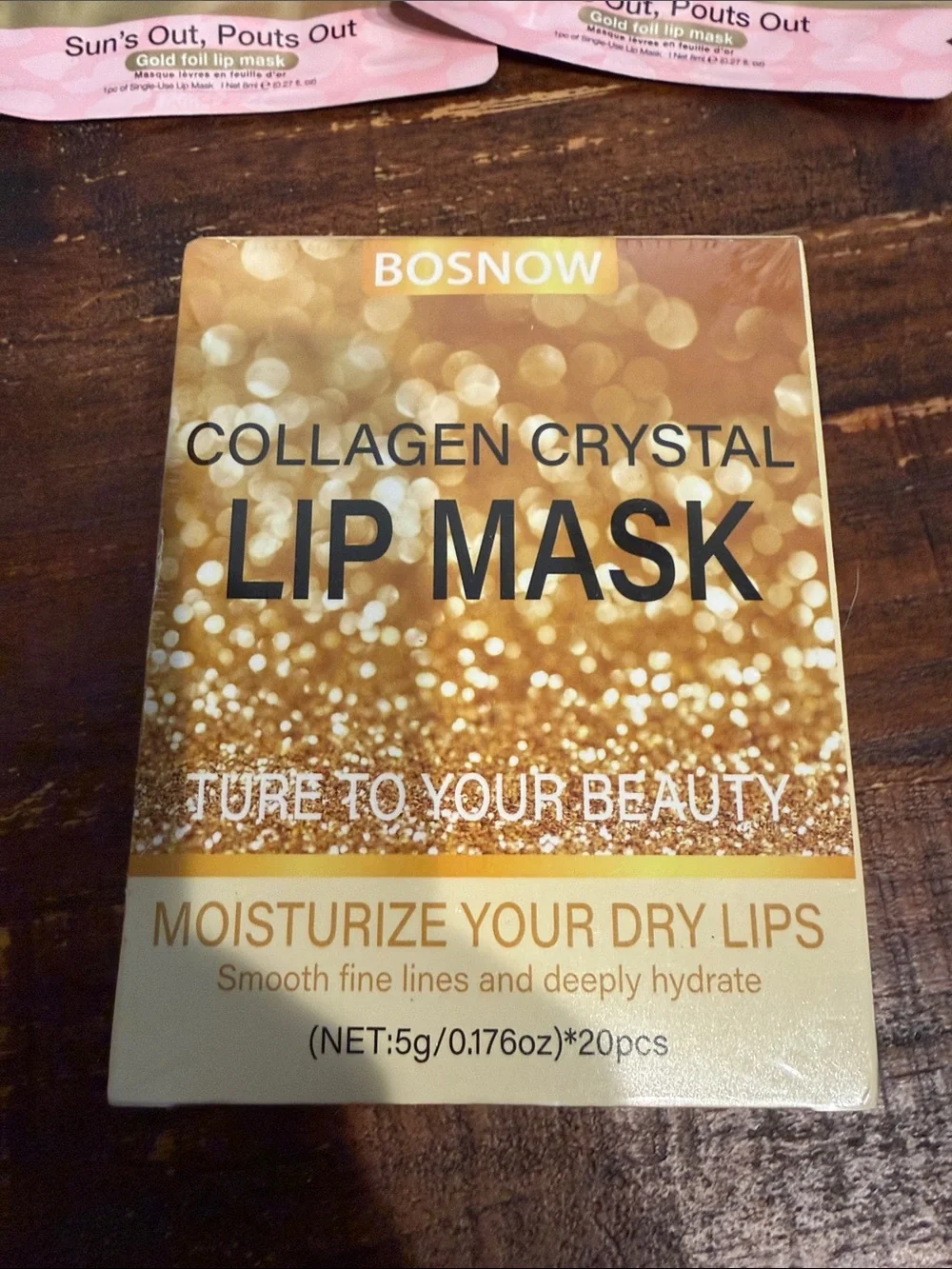 Lip Mask Trio Pack - Gold & Pink Hydrating Lip Masks